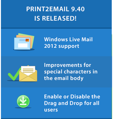 Print2Email 9.40 is released!