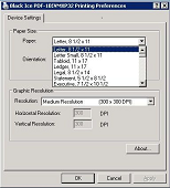 Print2RDP Server Side Printing Preferences