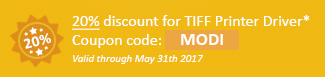 20% discount for TIFF Printer Driver Coupon code: MODI