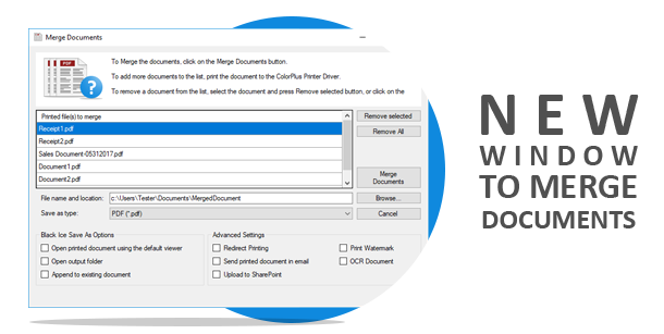 Merging documents have never been this easy!