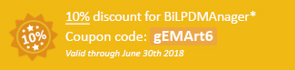 10% discount for BiLPDManager! Coupon code: gEMArt6