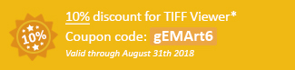 20% discount for TIFF Viewer Coupon code: gEMArt6