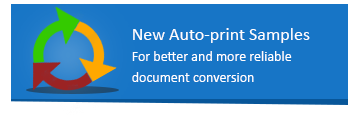 BiCommandLineConverter and New Auto-print Samples