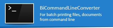 New BiCommandLineConverter!