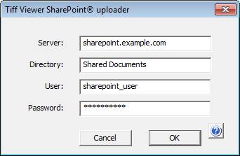 Sharepoint Uploader dialog