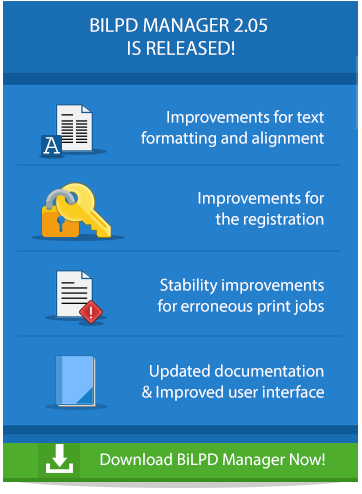 BiLPD Manager 2.05 is released!