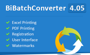 Try BiBatchConverter 4.05 Now!