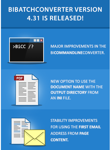 BiBatchConverter 4.31 is released!