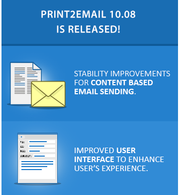 Print2Email 10.08 is released!