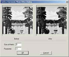 Contra-Harmonic Mean Filter Common Dialog | Black Ice Imaging Toolkits Contra-Harmonic Mean Filter Common Dialog | Black Ice Imaging Toolkits