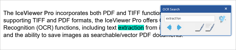 OCR the scanned documents