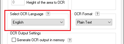 OCR the scanned documents