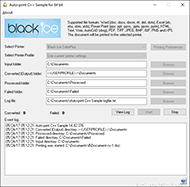 Auto-print SDK Sample Applications