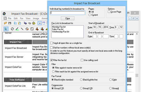 Impact Fax Broadcast