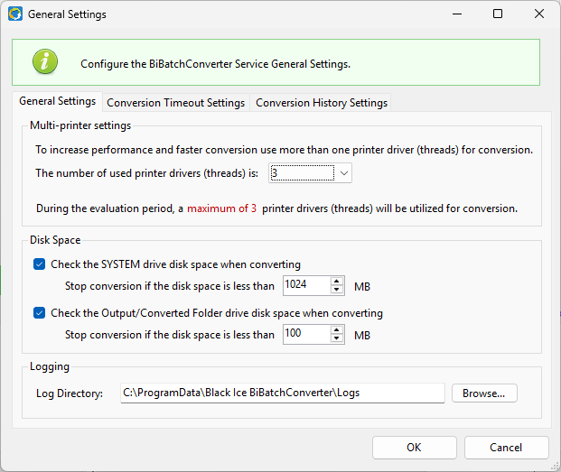 General Settings