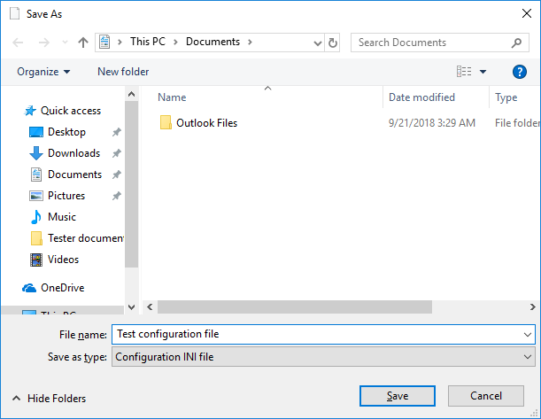 Creating Printer Driver Configuration INI file
