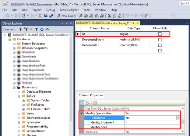 Configuring an MS SQL Database for Upload to Database feature