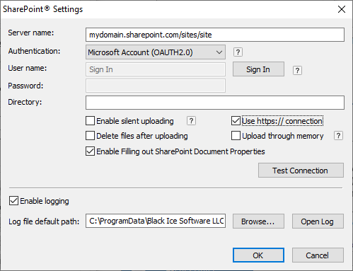 Upload document to Web (HTTP and HTTPS Uploading)