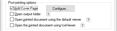 redirect printing configuration collated printing