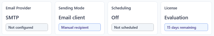 Dashboard Status UI