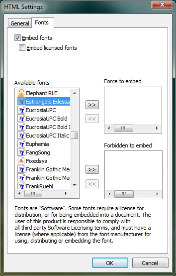 Description: aero html fonts