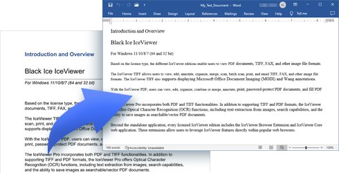 OCR the scanned documents