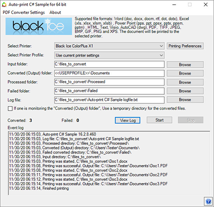 Undtagelse optager Kommentér Auto-print technology - Auto-print SDK - Black Ice Software