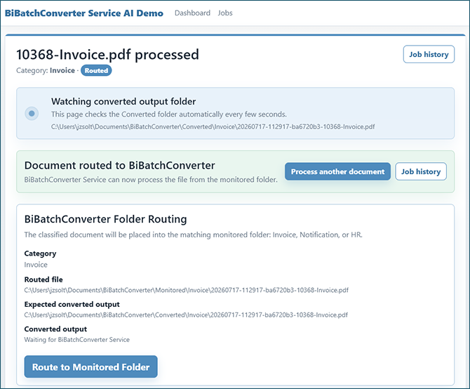 BiBatchConverter Service with AI workflow 3