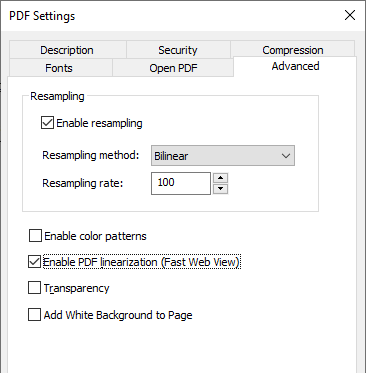 PDF Linearization