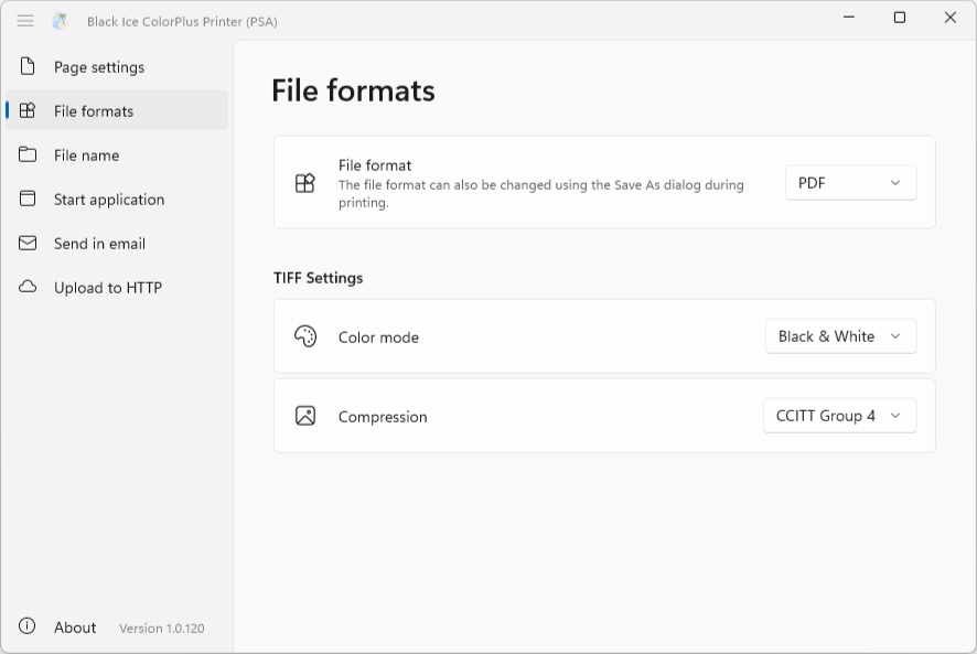 File formats