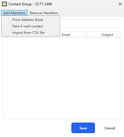 Add Members To Contact Group