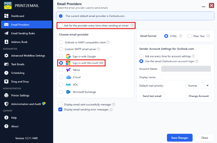 Sign in with Microsoft 365