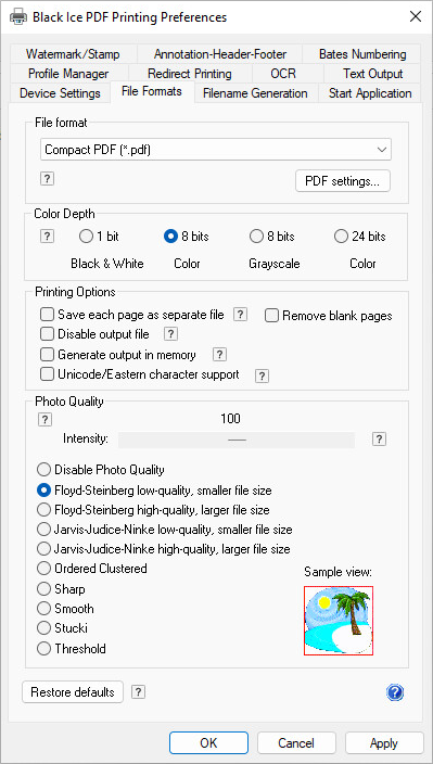 Windows 8 PDF Printer Driver full