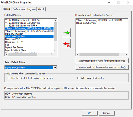 Print2RDP - Windows & Citrix Servers Thin Client Printing