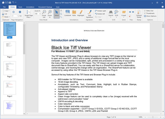 TIFF Viewer Browser Extension for Chrome and Edge